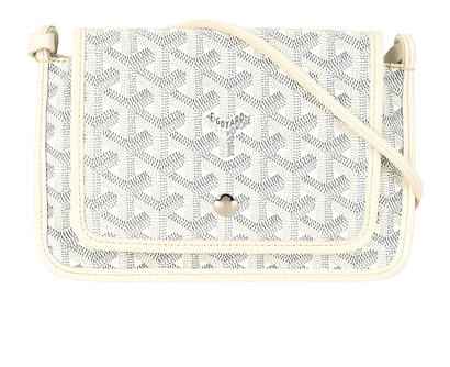 Plumet Pouch-Wallet, &pound;1,100, Handbags, White, Canvas, Front view